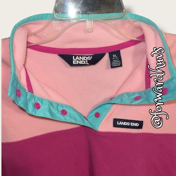 Girls Lands’ End Fleece Pullover Dresses – Size XL (14/16) - Picture 3 of 11